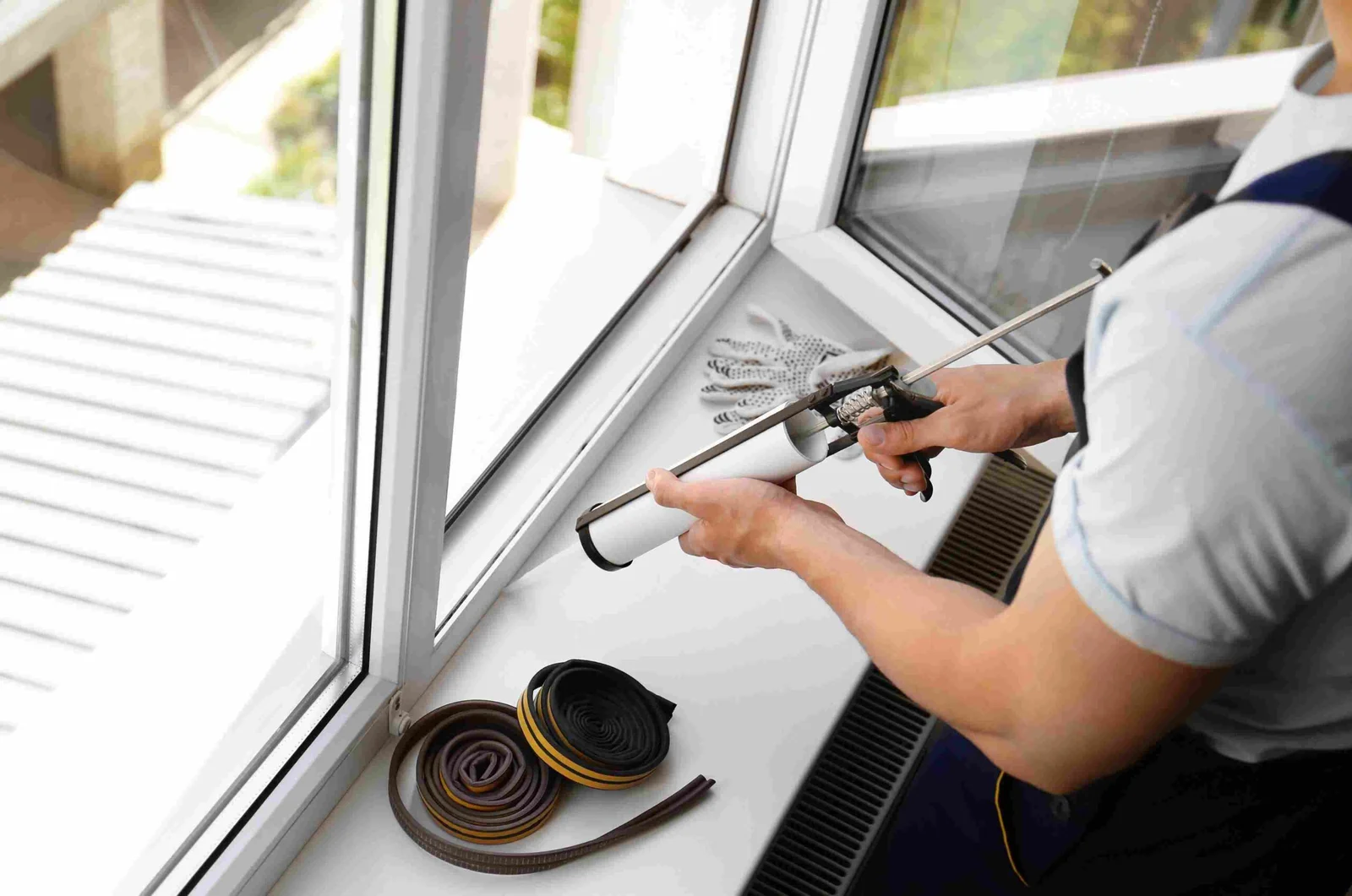 Window Caulking and Weatherproofing