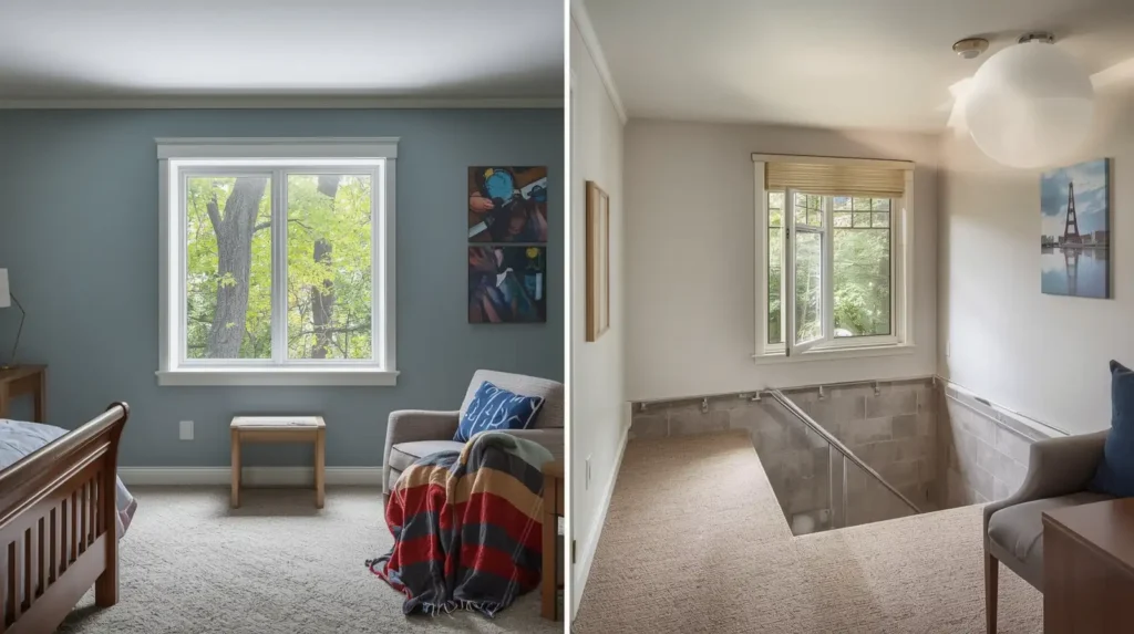 When Is an Egress Window Required in Bedrooms and Basements